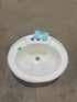 Used Bathroom Sink, Bone - 20" x 16 1/2" x 5 1/2"D