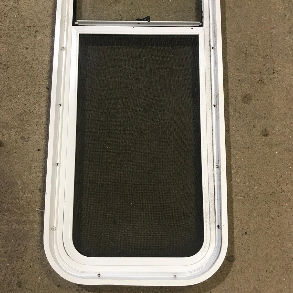 Used White Radius Opening Window : 48