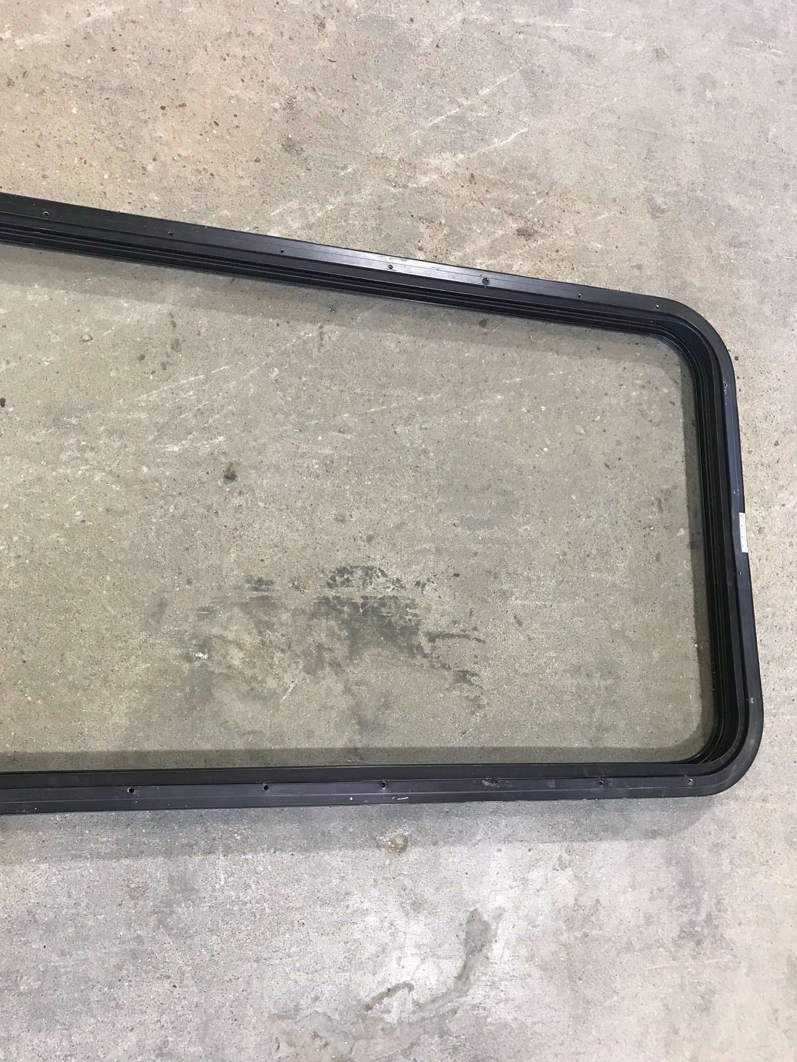Used Black Radius Opening Window : 23 1/2