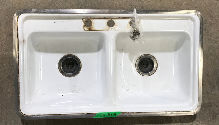Used RV Kitchen Sink 33” W X 19” L