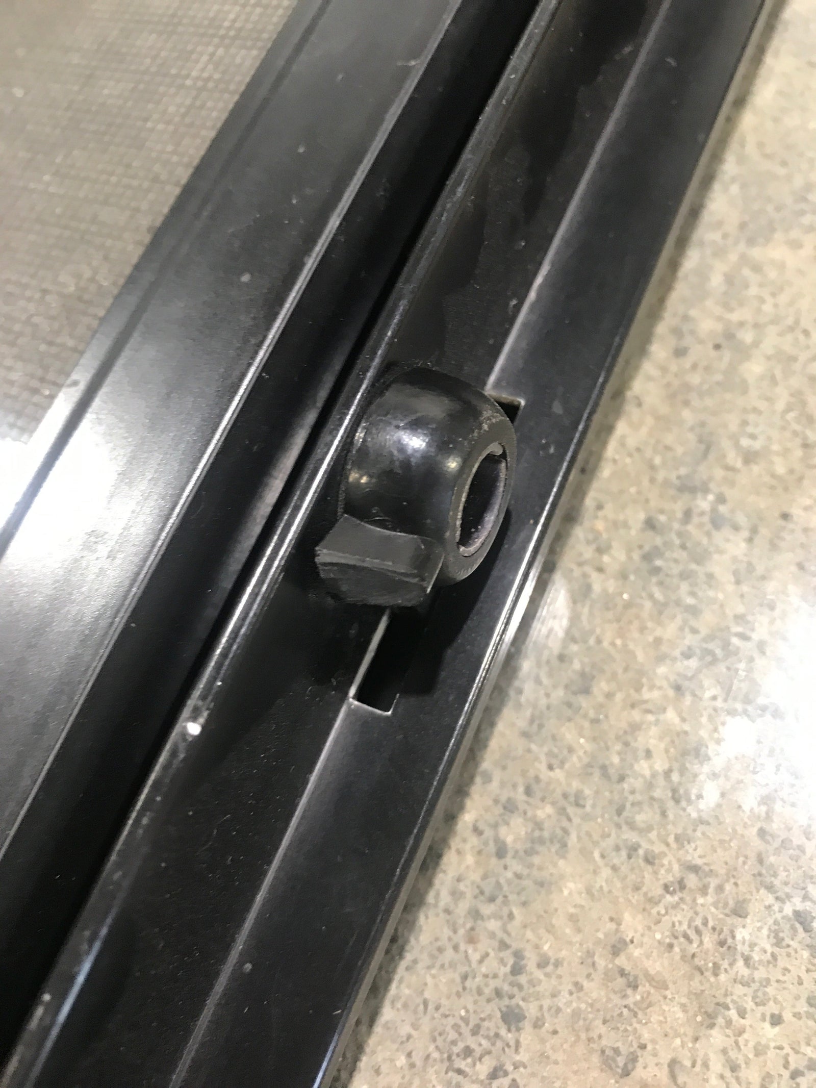 Used Black Radius Opening Window : 59 1/2