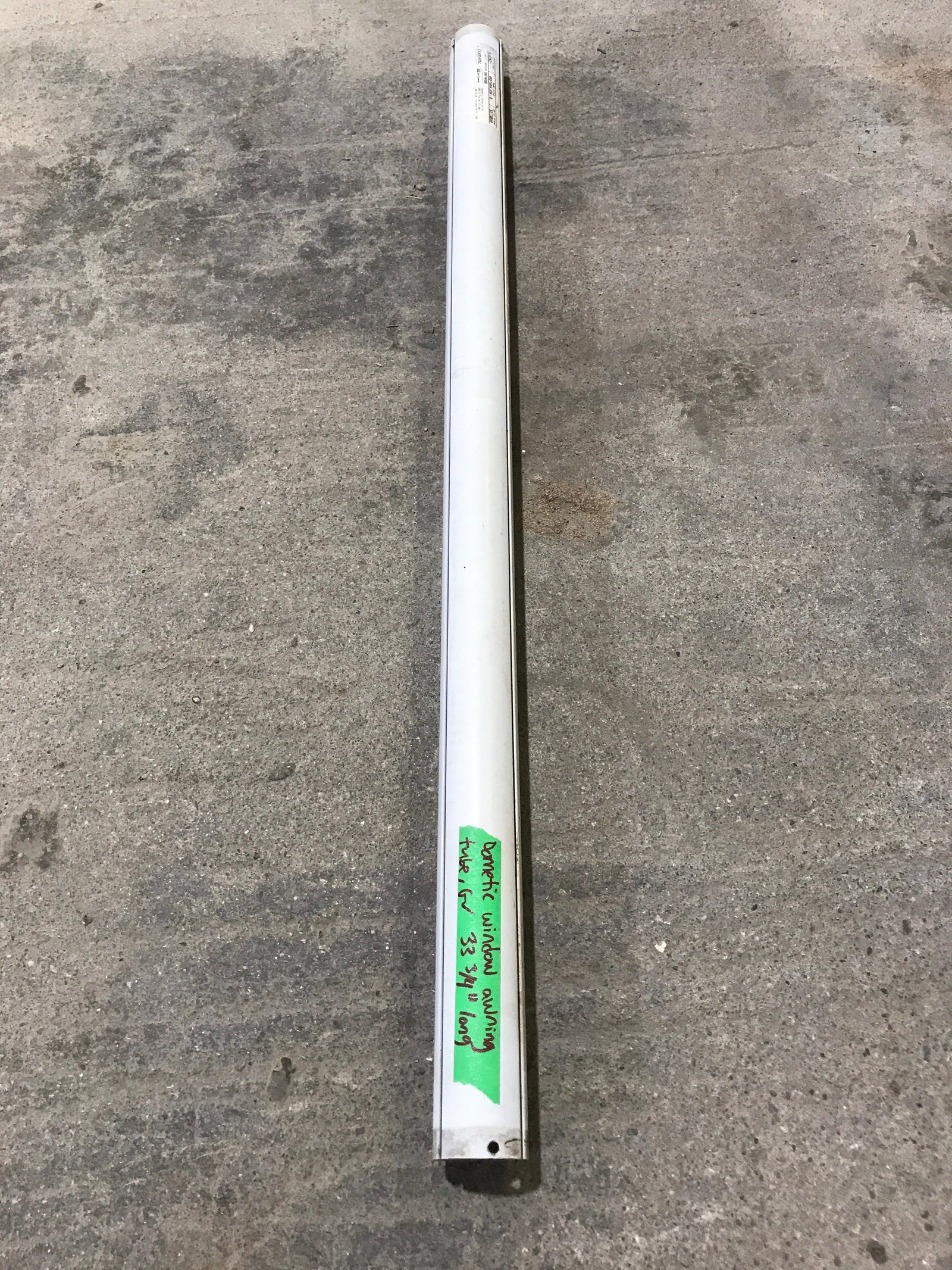 Used Dometic Window Awning Roller Tube 33 3/4