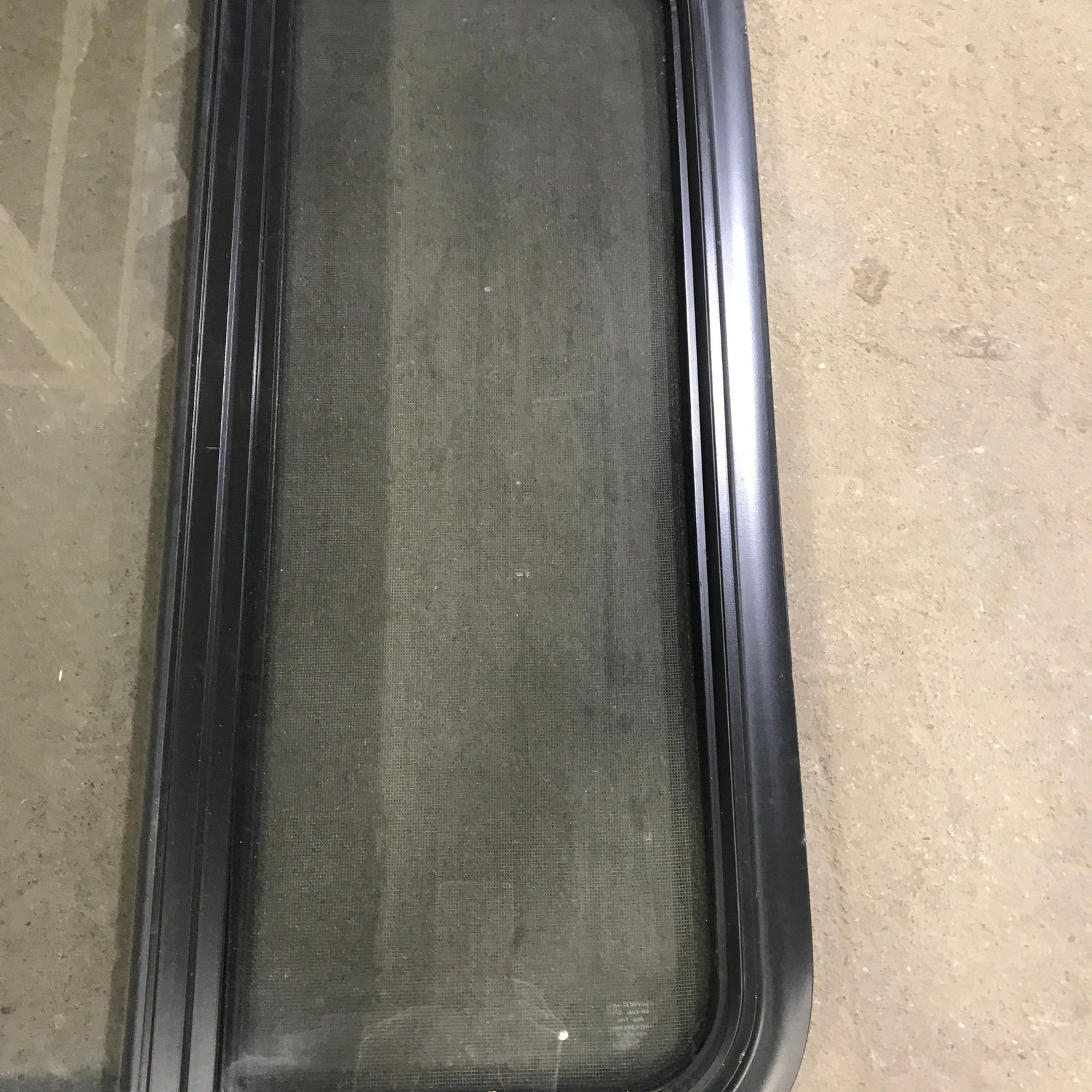 Used Black Radius Opening Window : 23 1/2