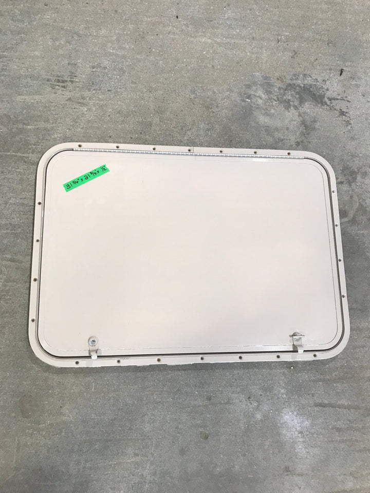 Used Radius Cornered Cargo Door 31 3/4" W  x 21 3/4" H x  1/2" D