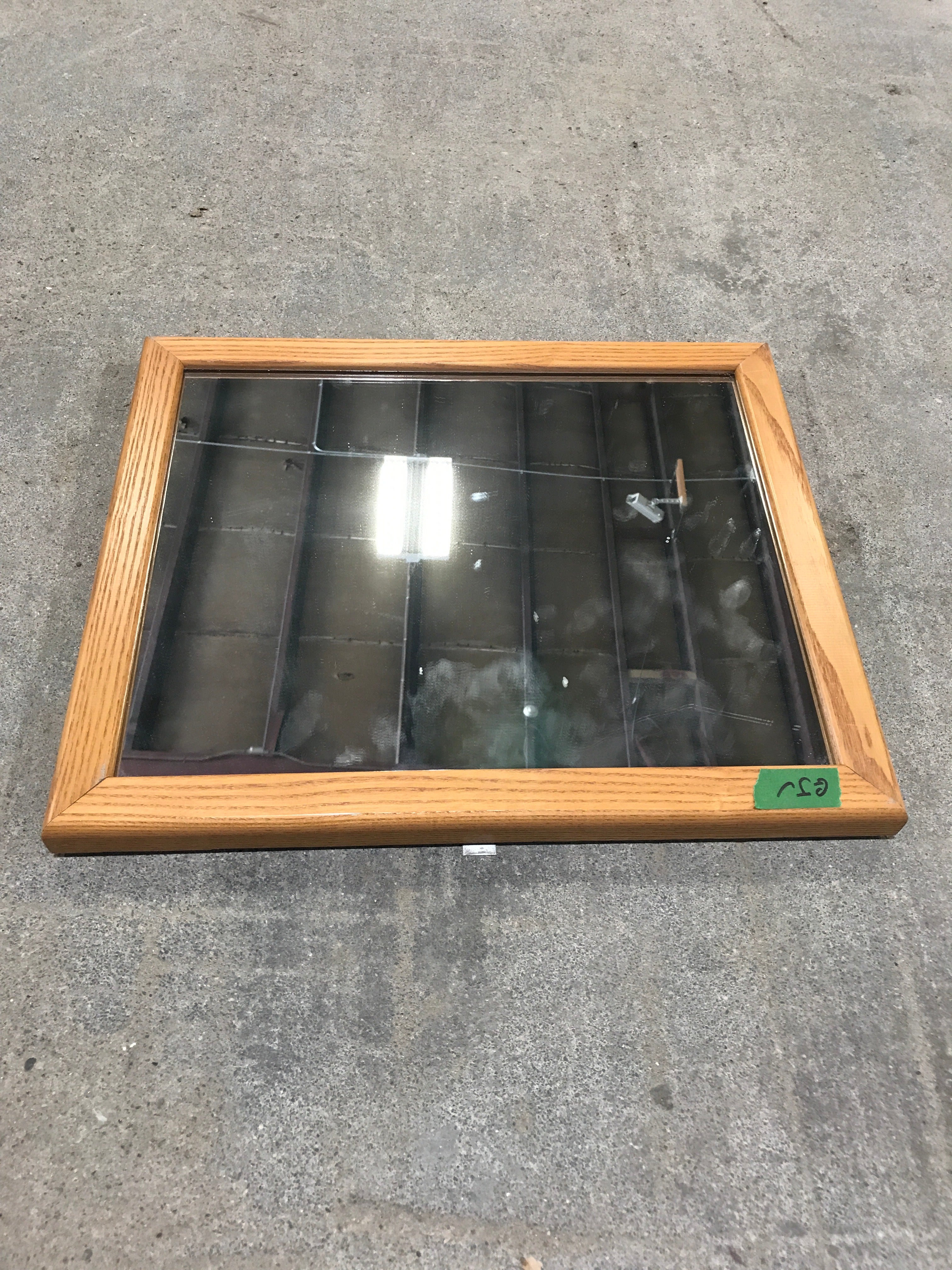 Used RV Mirror & Fold Down Table Top/ Tray 18 1/2 W x 15 1/2" H