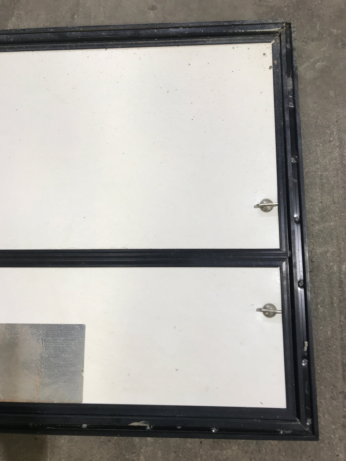 Used Square Cornered Propane Cargo Door 29 3/4