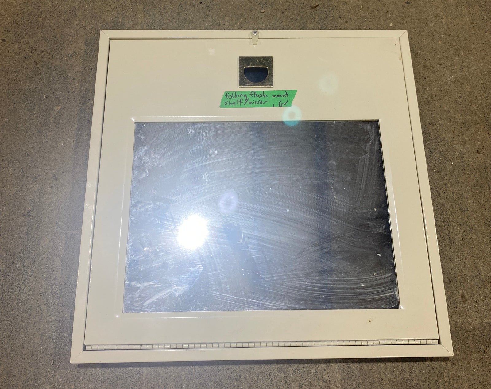 Used RV Mirror & Fold Down Table Top/ Tray 16