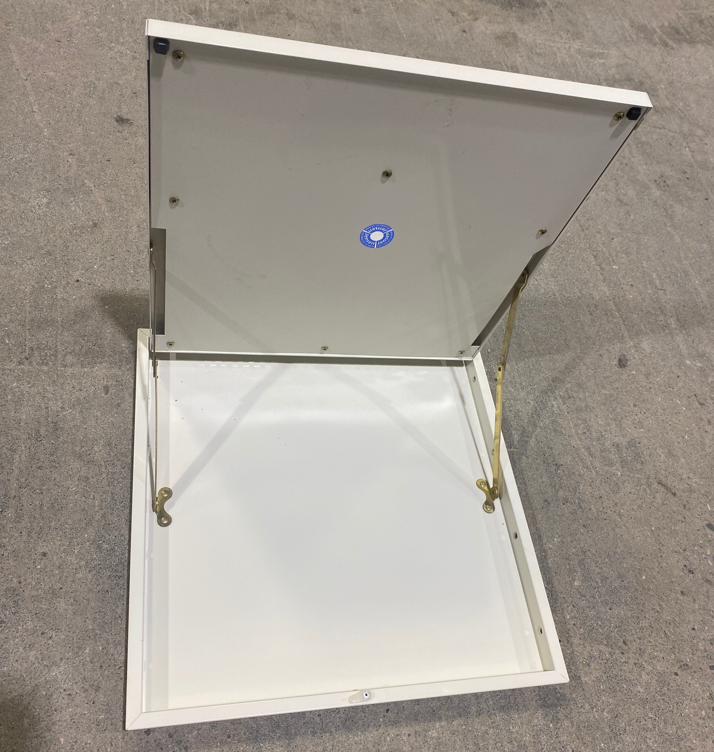 Used RV Mirror & Fold Down Table Top/ Tray 16" W x 16" H