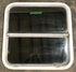 Used White Radius Opening Window : 26 1/2" W x 26 1/2" H x 2" D