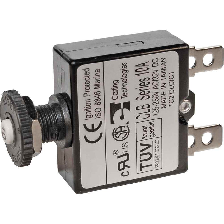 7052 5A Push Button Thermal with Quick Connect Terminals - Young Farts RV Parts