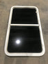 Used White Radius Opening Window : 45 1/4" W x 25 1/2" H x 2" D