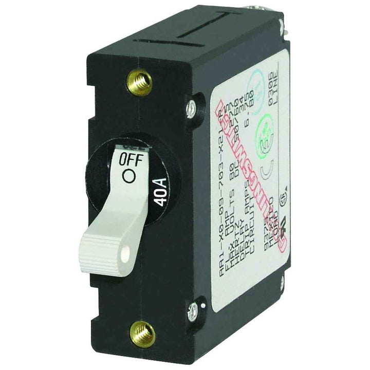 7226 AC/DC Single Pole Magnetic World Circuit Breaker - 40 Amp - Young Farts RV Parts