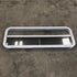 Used White Radius Opening Window : 47 3/4" W x 17 3/4" H x 2" D