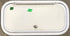 Used Radius Cornered Cargo Door 19 3/4" x 9 1/8" x 1 3/4" D