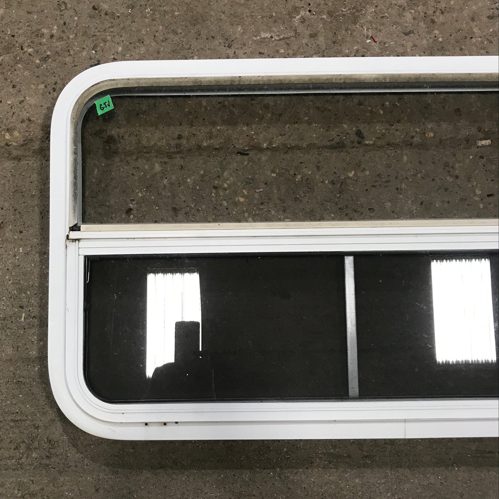 Used White Radius Opening Window : 35 1/2