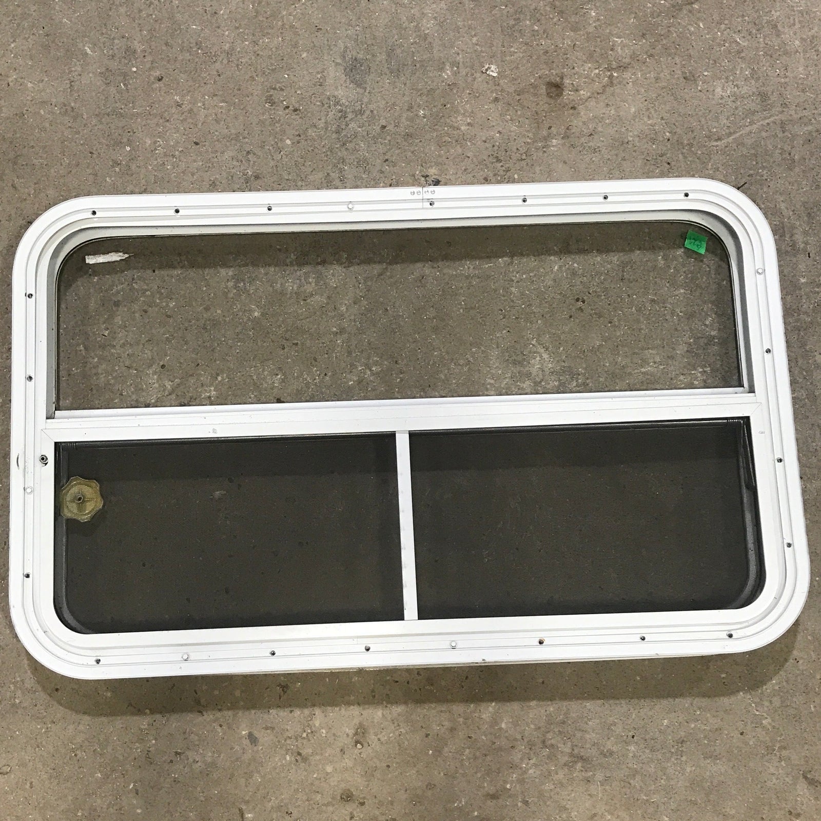 Used White Radius Opening Window : 35 1/2