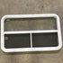 Used White Radius Opening Window : 35 1/2" W x 21 1/2" H x 1 7/8" D