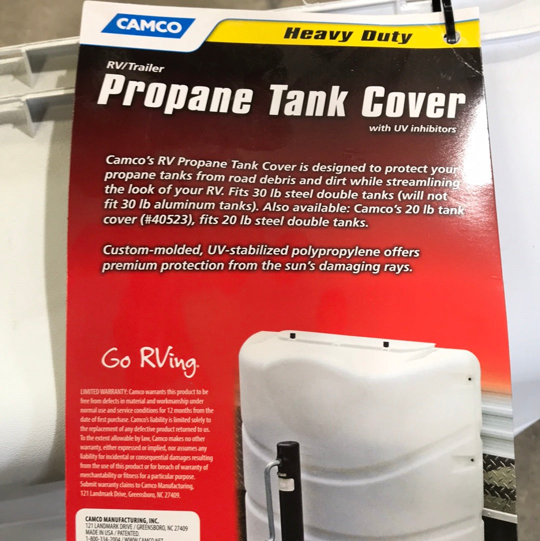 Used Propane Tank Cover - (Fits 30 LB Steel Double Tank)