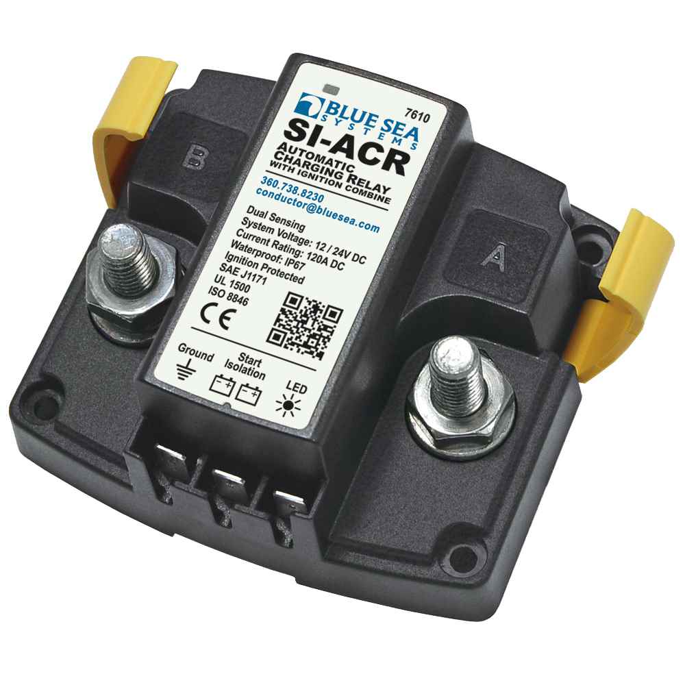 Blue Sea SI-Series Automatic Charging Relay, 120 Amp - 7610