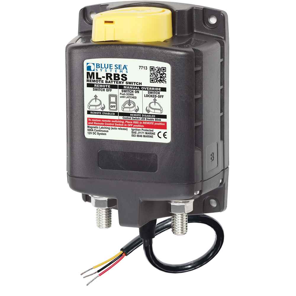 7713 ML - RBS Remote Battery Switch w/Manual Control Release - 12V - Young Farts RV Parts