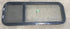 Used Black Radius Opening Window : 15 1/2" W x 41 1/2" H x 2" D