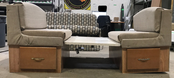 Used Complete RV Dinette Set - 38” D x 74" W