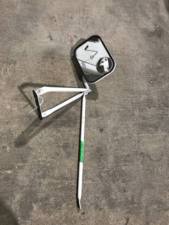 Used Old Style Motorhome Side View Mirror- Passenger Side