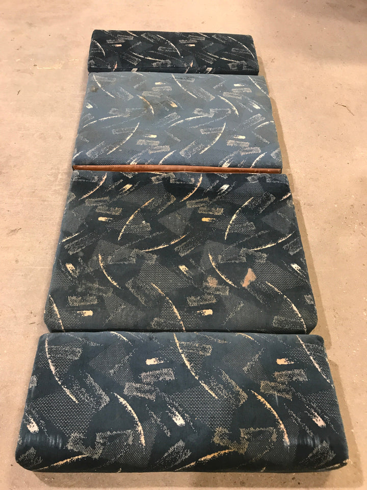 USED Dinette Cushion Set- 4 piece 2 @ 32" X 24" X 5" D, 2 @ 32" X 13" X 5" D