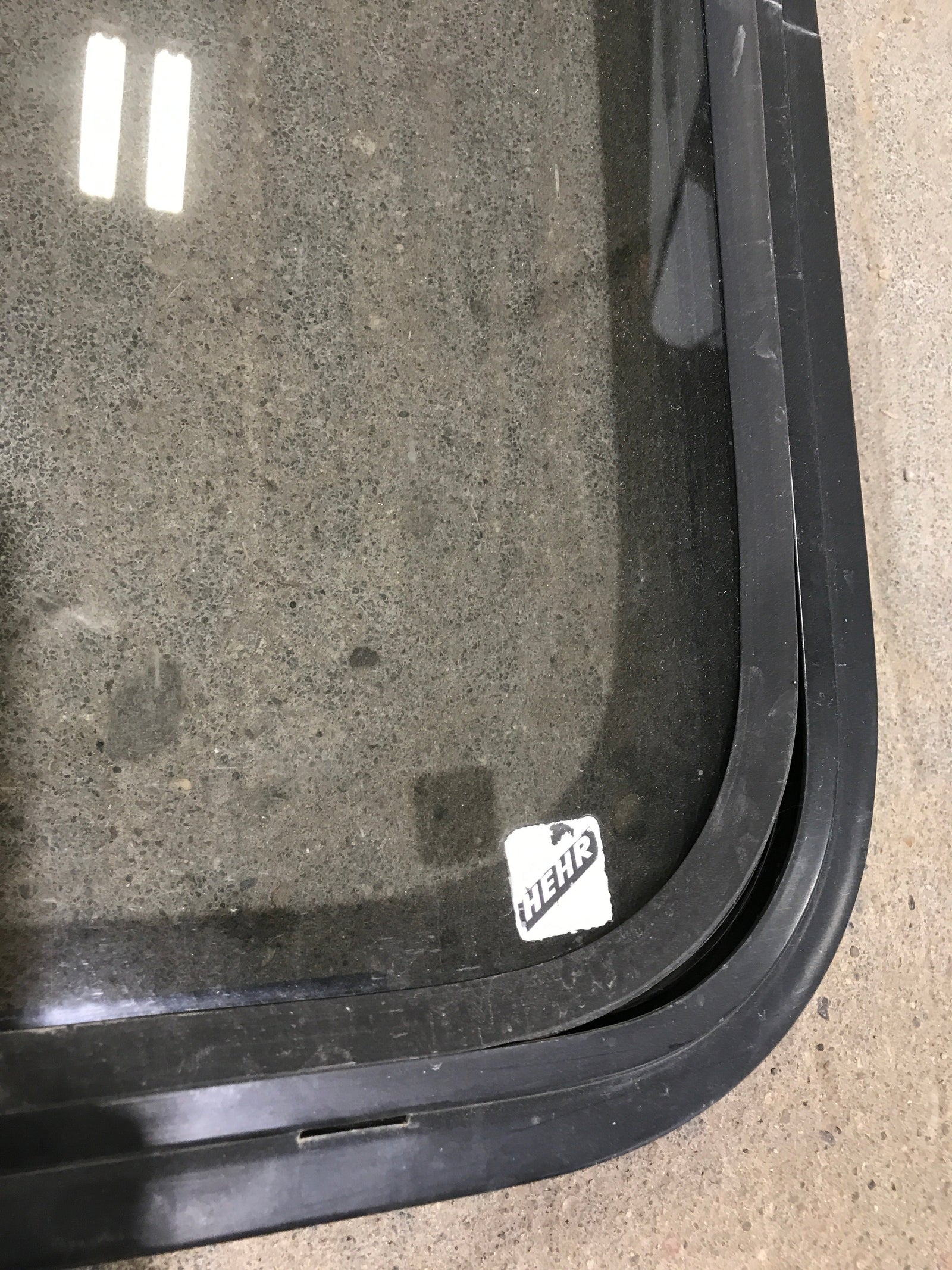 Used Black Radius Opening Window : 36 1/2