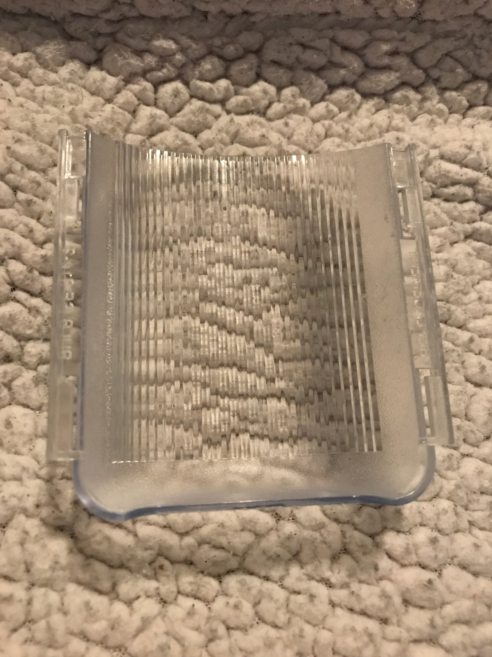 Used Norcold Interior Lamp Cover 621827 - Translucent Clear