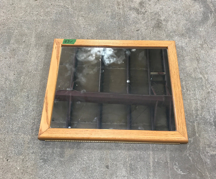 Used RV Mirror & Fold Down Table Top/ Tray 18 1/2 W x 15 1/2" H