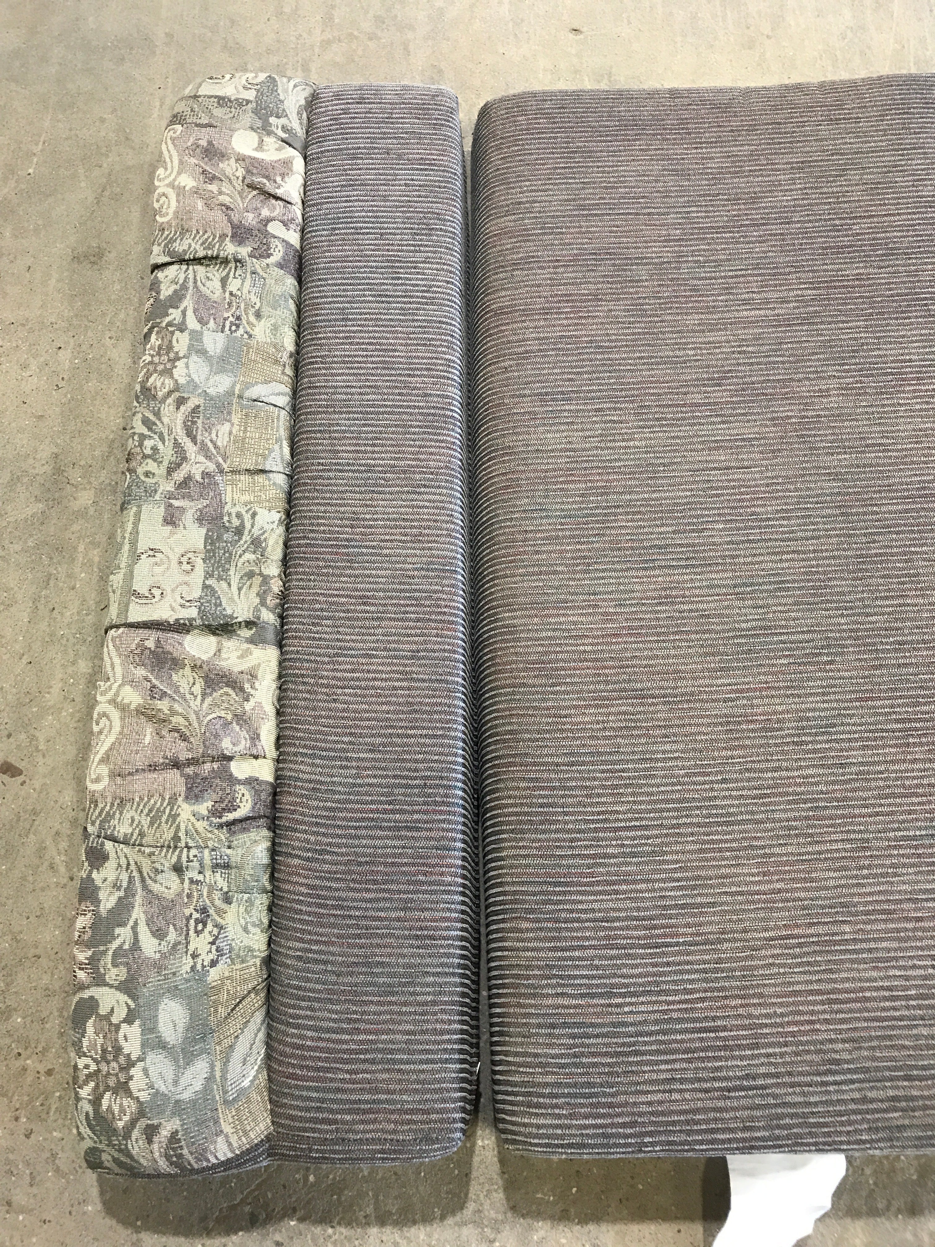 USED Dinette Cushion Set- 4 piece | 2 @ 44" X 24" X 4" D, 2 @ 44" X 13" X 4" D - Young Farts RV Parts