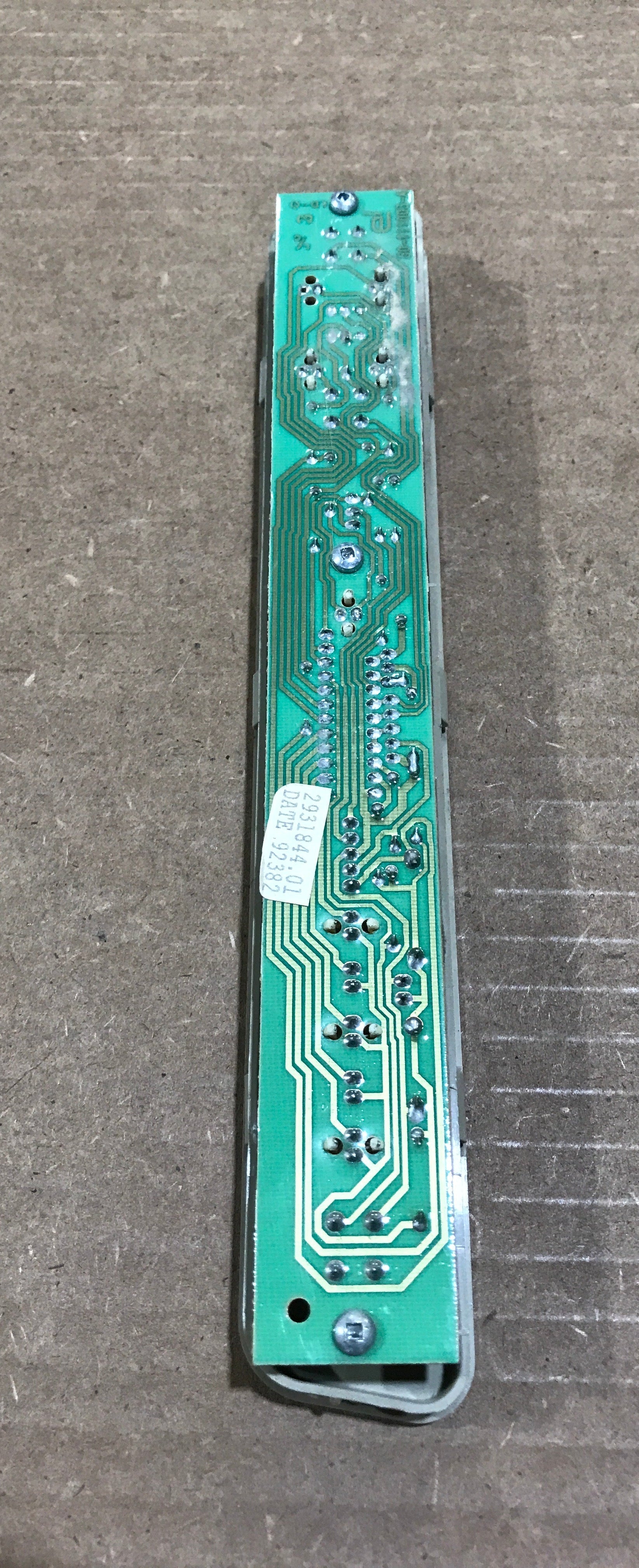 Used Dometic Refrigerator Eyebrow Control Board, 2 Way - 2932884014
