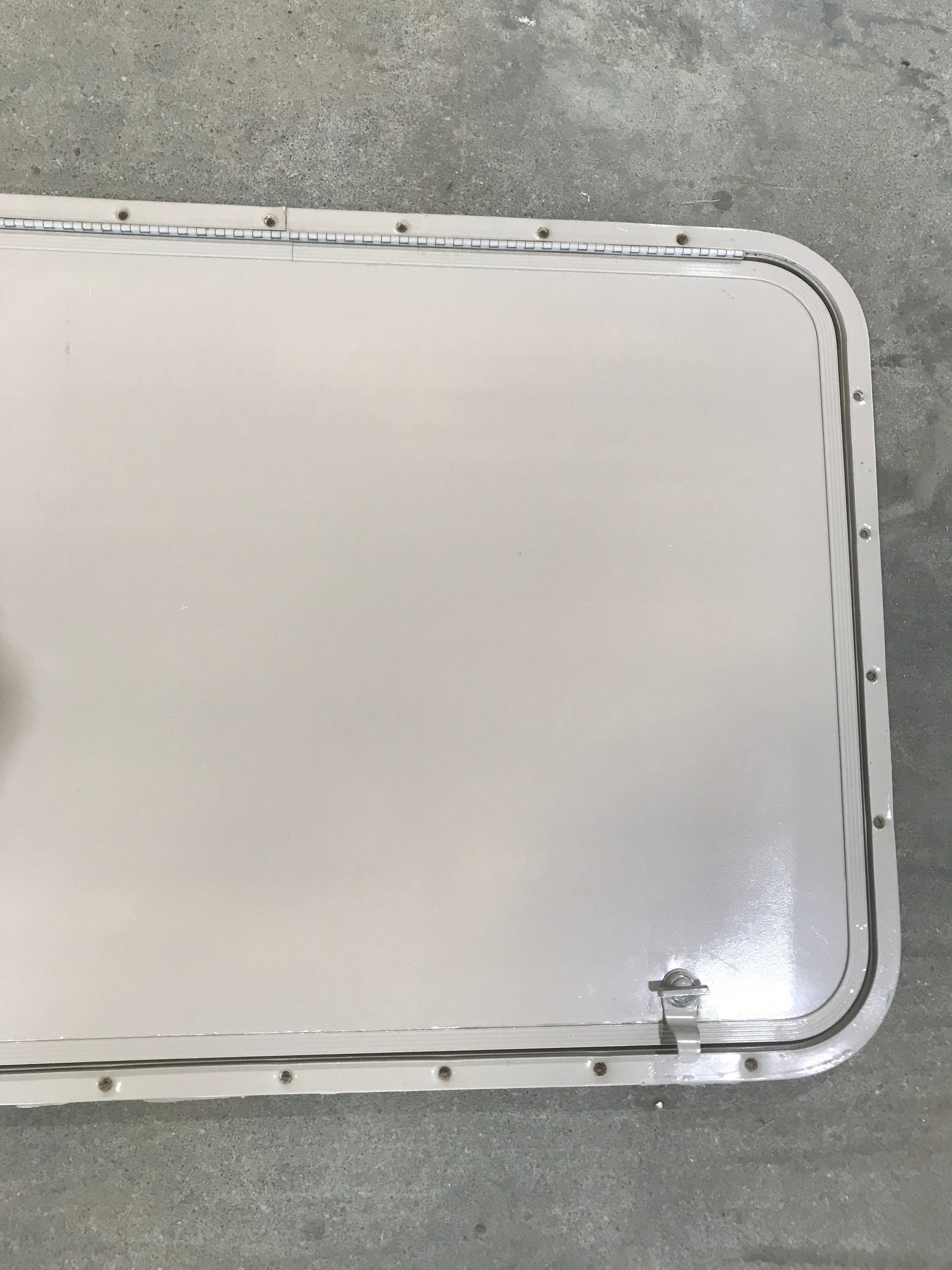 Used Radius Cornered Cargo Door 31 3/4" W  x 21 3/4" H x  1/2" D