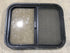 Used Black Radius Opening Window : 24 1/2" W x 19 1/4" H x 1 1/4"
