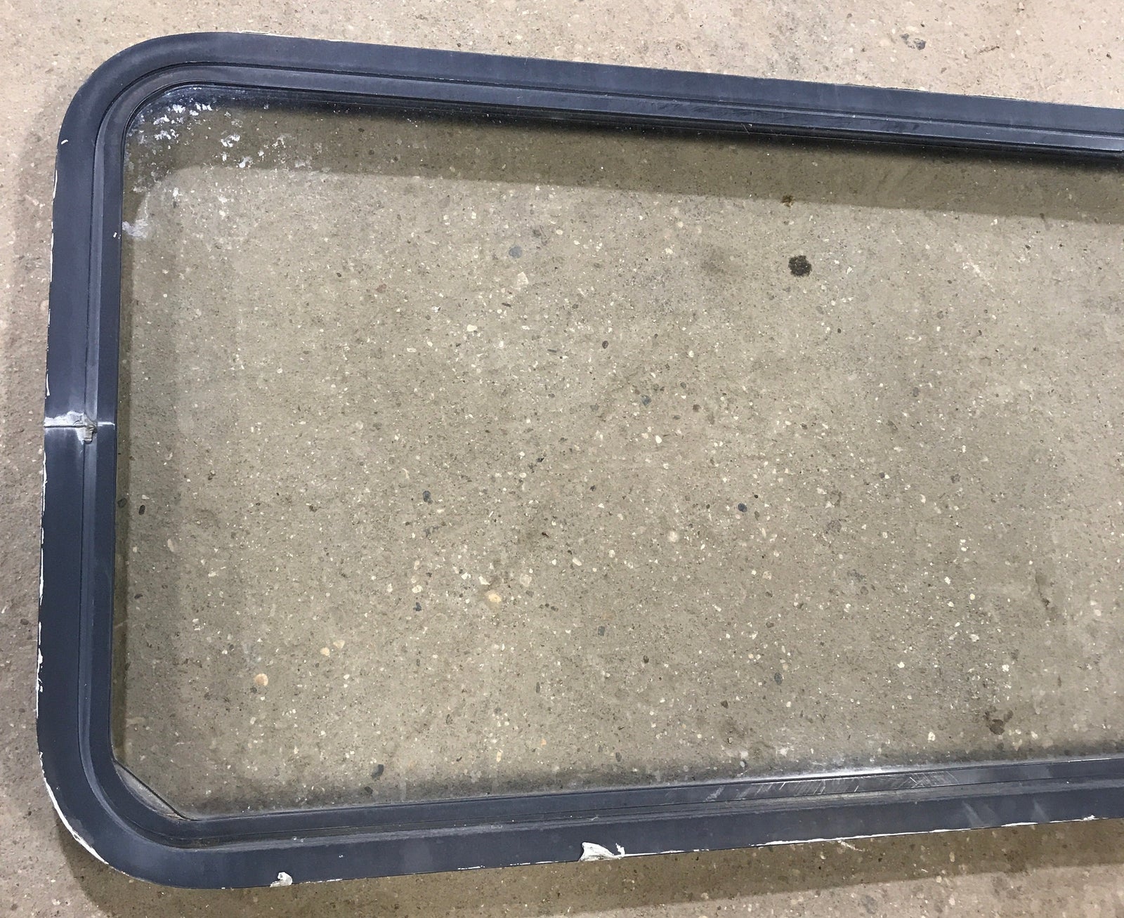 Used Black Radius Non Opening Window : 60