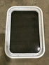 Used White Radius Non Opening Window : 24" W x 16 1/2" H x 2" D