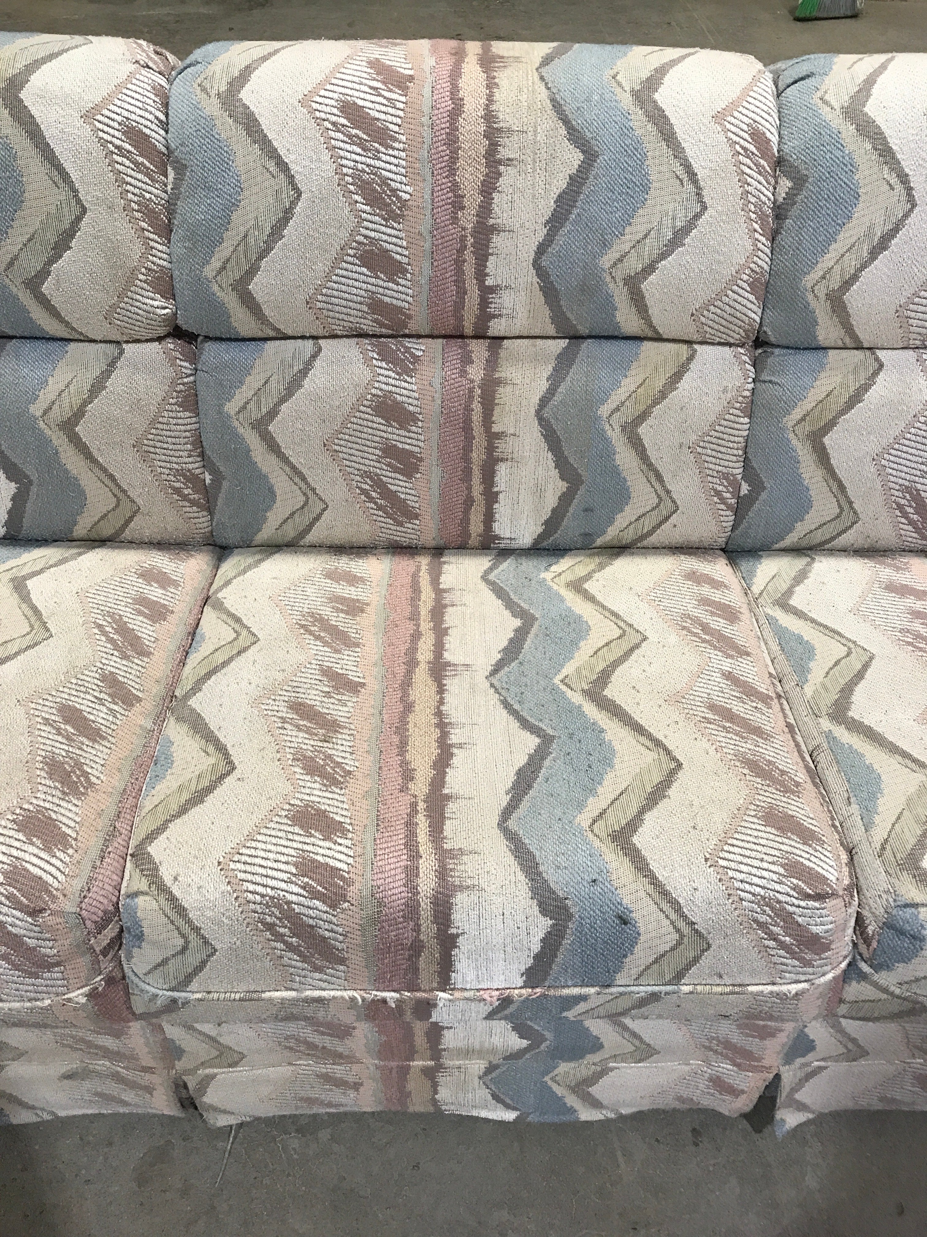 Used Jackknife RV Sofa, With Base - 77” x 42”