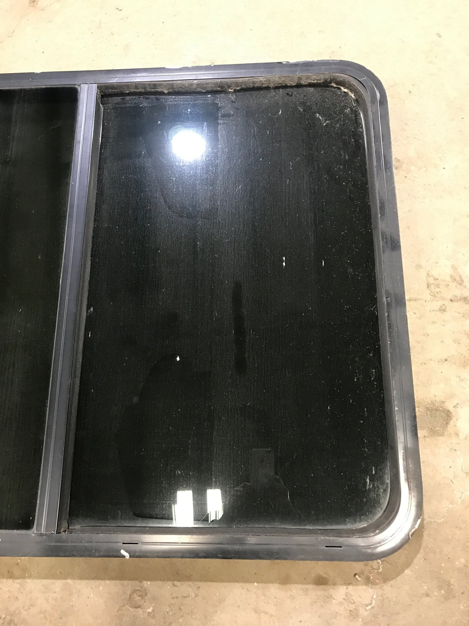 Used Black Radius Opening Window : 45 1/2