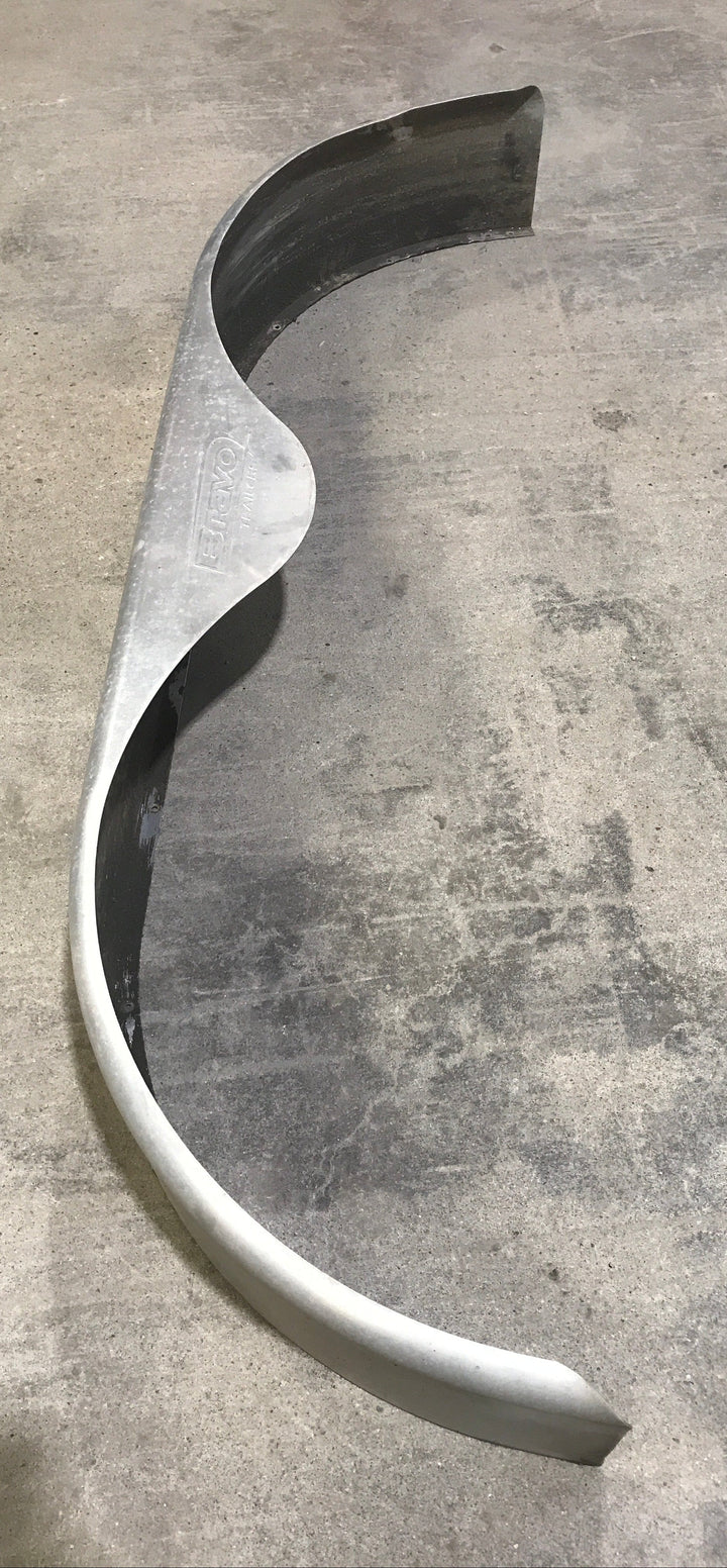 Used Aluminum Tandem Teardrop Trailer Fender 67"