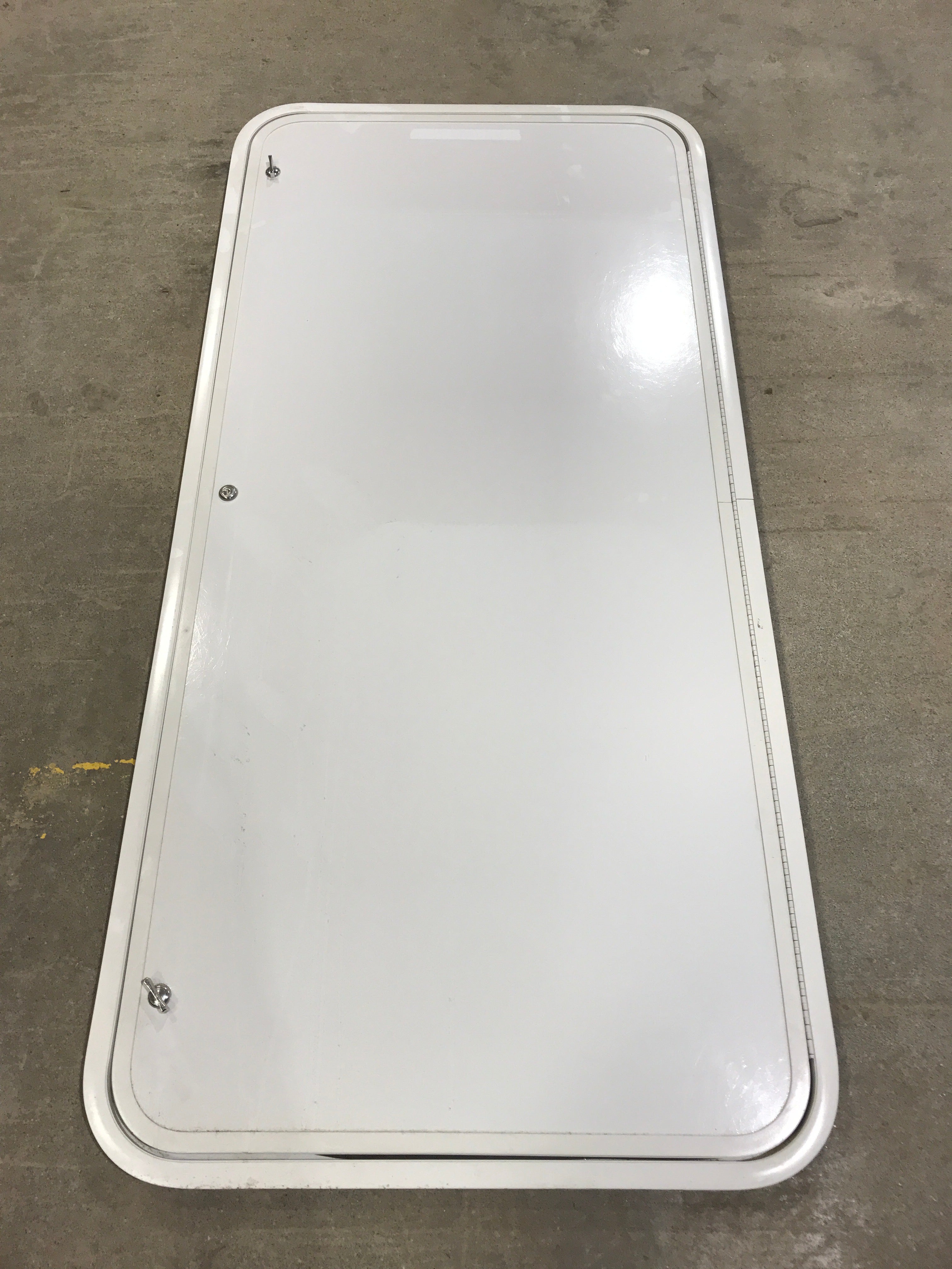 Used Radius Cornered Cargo Door 55" x 25 1/2" x 1" D - Young Farts RV Parts