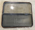 Used Black Radius Opening Window : 35 1/2" W x 30 1/4" H x 1" D