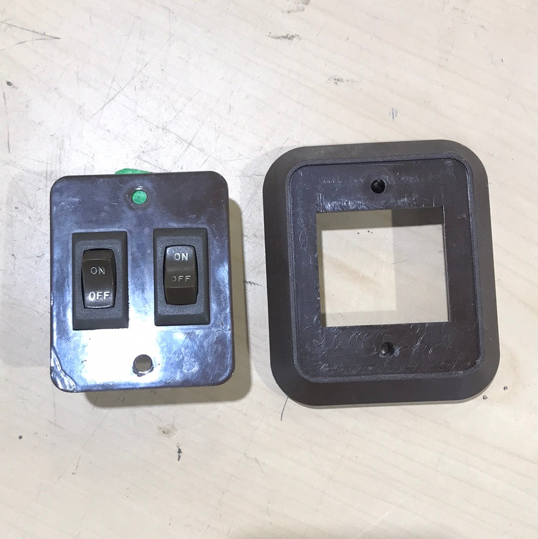 Used 12v RV Double Light Switch