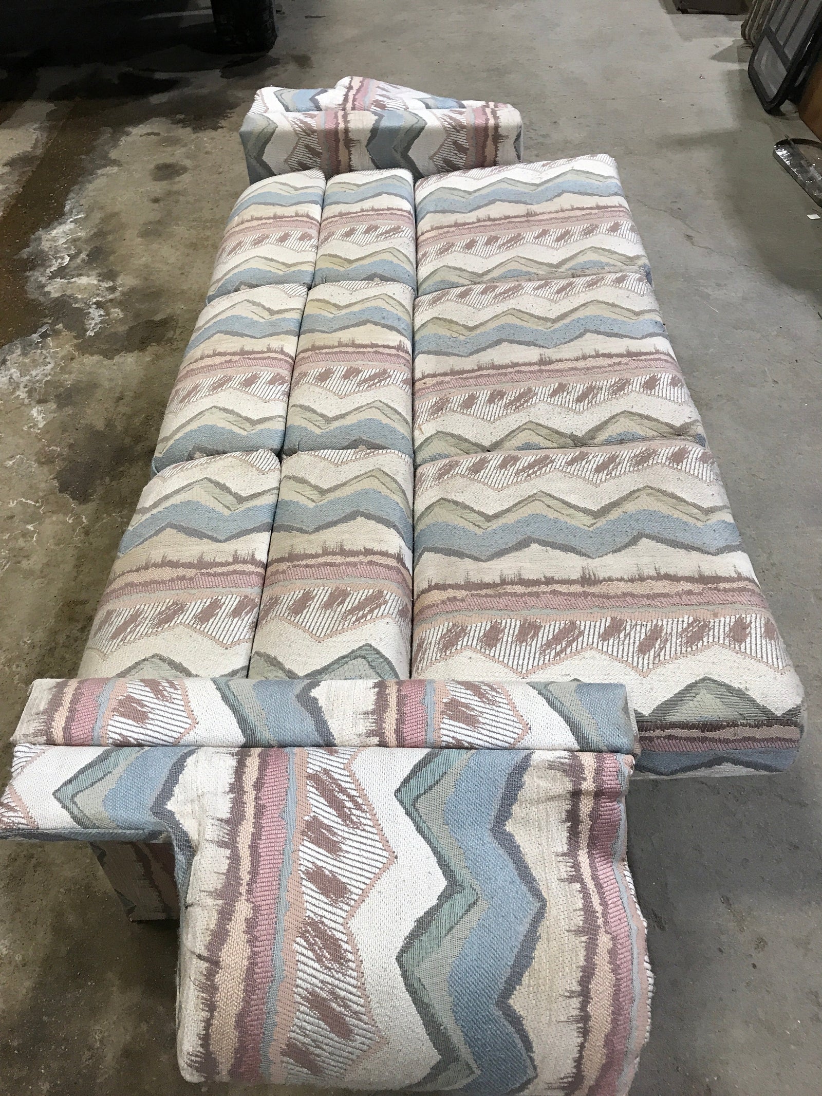 Used Jackknife RV Sofa, With Base - 77” x 42”