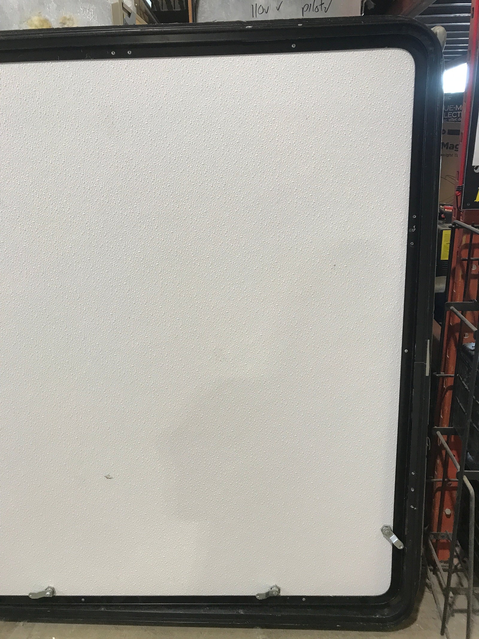 Used Radius Cornered Outdoor Kitchen Compartment Door 43 3/4