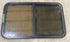 Used Black Radius Opening Window : 23 3/4" W x 39 3/4" H x 1 1/2" D