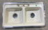 Used Double Kitchen Sink 33” W x 19” L