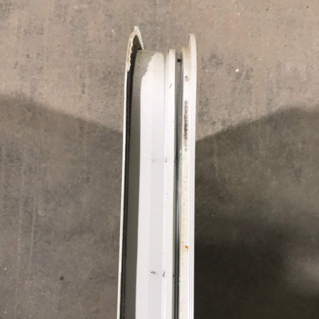 Used White Radius Non Opening Window : 23 1/2