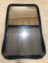 Used Black Radius Opening Window : 23 3/4" W x 39 3/4" H x 1 1/2" D
