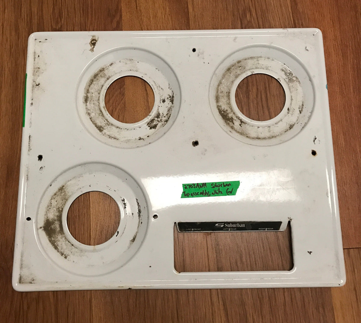 Used Main Top Suburban - Cooktop Cover (White) 2703AWH